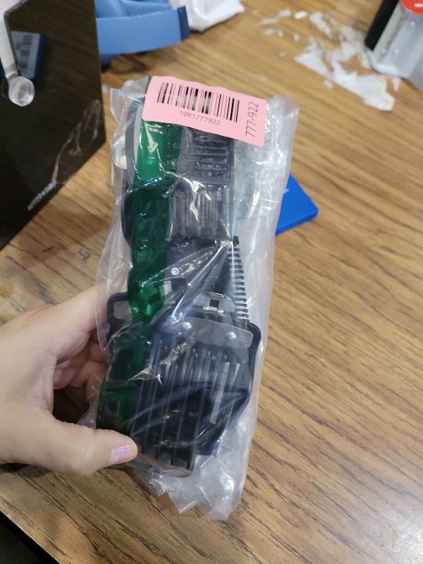 Photo 1 of 10-Piece Clipper Guard Set, Black Professional Clipper Guard Set Compatible with Most Wahl Clippers (1.5-25mm), Premium Close Cut to 1-Inch,Black