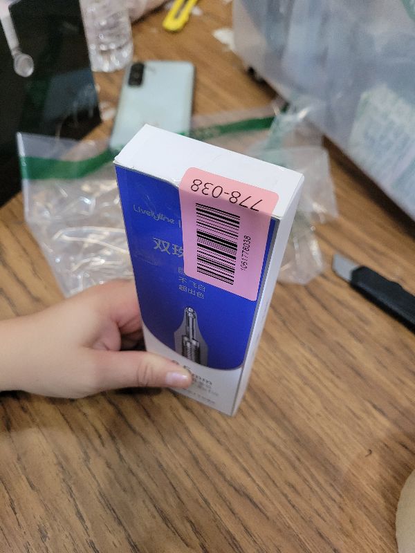 Photo 1 of 10 Pieces Gel Ink Pen Refills Replaceable Ballpoint Blue Ink Pen Refills Extra Fine Point 0.5mm Smooth Writing for Office School Supplies (Blue Ink)