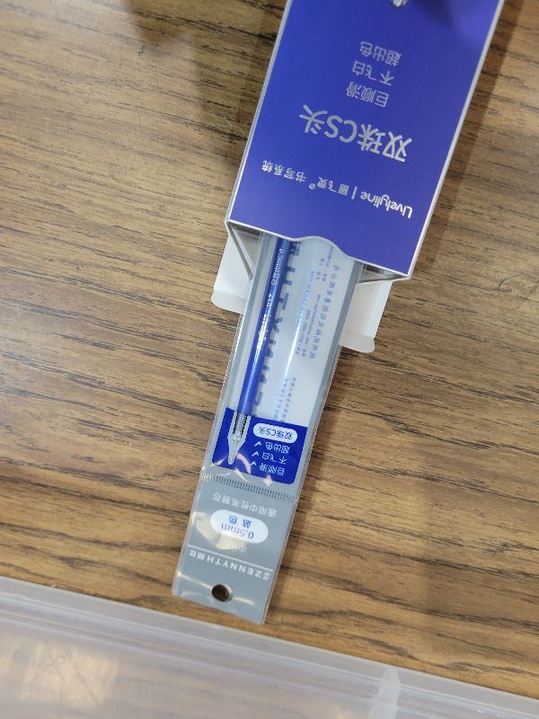 Photo 1 of 10 Pieces Gel Ink Pen Refills Replaceable Ballpoint Blue Ink Pen Refills Extra Fine Point 0.5mm Smooth Writing for Office School Supplies (Blue Ink)