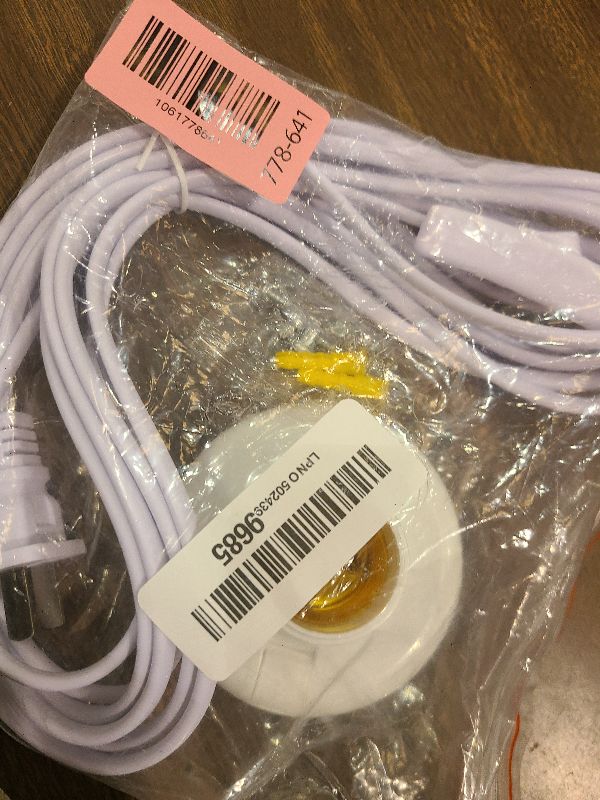 Photo 1 of 15 FT Light Bulb Base with Cord E26/E27 Light Socket with On/Off Switch, 110V-250V Lamp Base for Light Socket with Cord, Light Bulb Socket with Plug-in Lamp Holder Base for ?Desktop,Include Screw ? ?