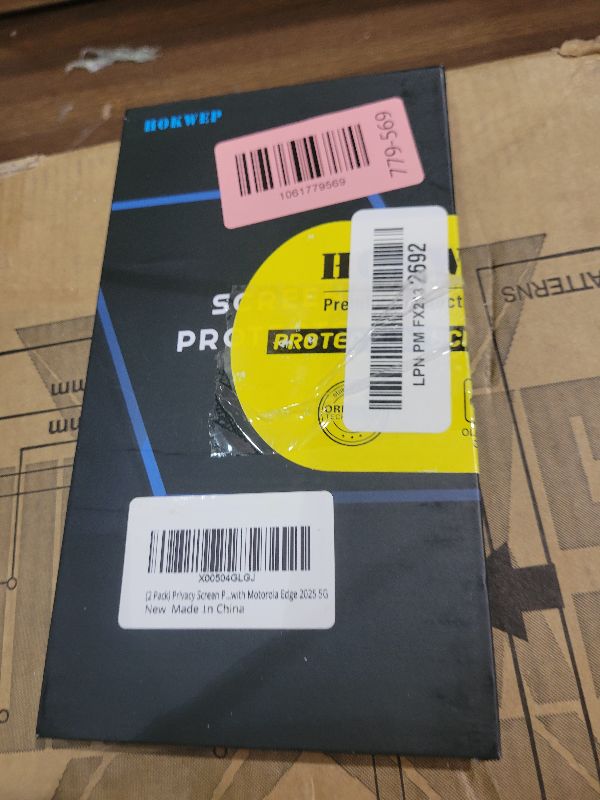 Photo 1 of (2 Pack) Privacy Screen Protector for Motorola Edge 2025, 9H Tempered Glass Protector Case Friendly Anti Spy Bubble Free Scratch Resistant Easy Installation, Compatible with Motorola Edge 2025 5G