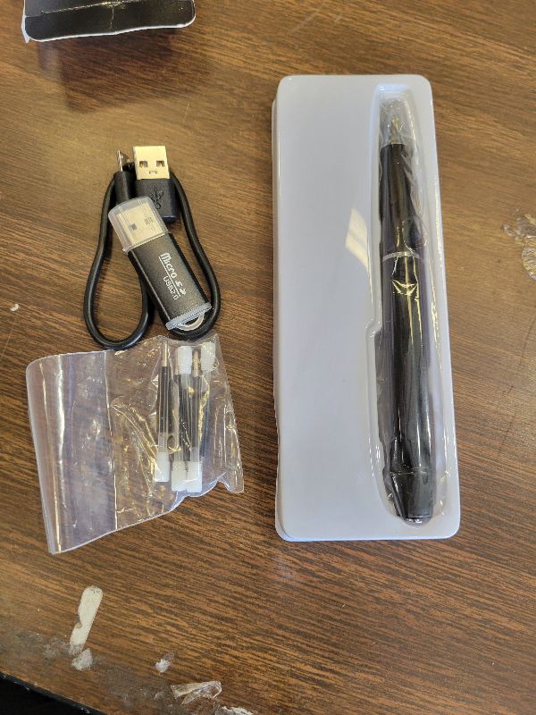 Photo 1 of 1080P Mini Hidden Camera?Nanny Cam Camera Pen?Long Battery Life?Easy to Use?Micro Pen Camera for Home, Office, and Meeting Recording?Supports 256GB SD Card?