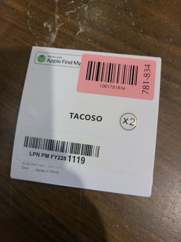 Photo 1 of 2 Pack Wallet-Tracker-Card for Apple Find My (iOS Only), MFi Certified Bluetooth-Wallet-Tracking-Finder, Slim Wallets Locator Cards for Purse, Luggage & Travel Items with 2-Year Battery, IPX6