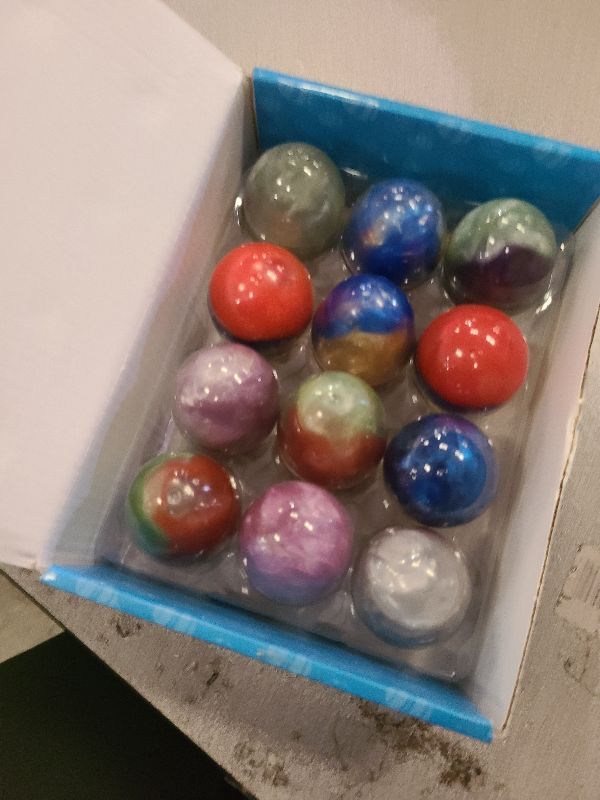 Photo 1 of 12 Pack Prefilled Easter Galaxy Slime Eggs,Galaxy Slime Easter Egg Fillers Stress Relief Easter Egg Hunt Filling Treats Classroom Easter Basket Stuffers Easter Party Favor for Kid Teens Boy Girl