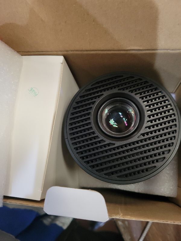 Photo 1 of [Built-in Apps & 2026 Upgraded] Mini Projector Support 4K 1080P Auto Keystone 180° Rotatable with WiFi 6 and Bluetooth 5.4, Projector Portable Compatibile with HDMI/TV Stick/Memory Stick/Laptop-Black