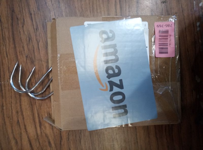 Photo 1 of 12 Pcs Meat Hooks, 5 Inch Butcher Hooks Stainless Steel (4MM Diameter), S Shaped Meat Processing Hooks for Hanging Bacon, Sausage, Hunting Smoking Ribs, Drying, Grillling BBQ For Kitchen, Market