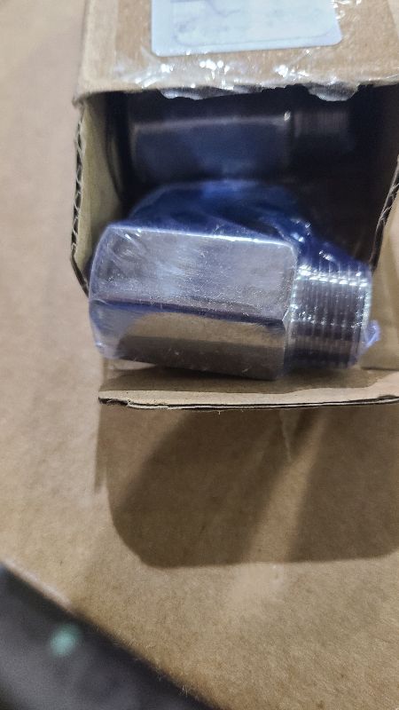Photo 1 of 2 Pack 3/8" Mini Ball Valve, 304 Stainless Steel Valve NPT Female x Male Thread Shut-Off Valves for Small Compact Space (2, 3/8 Inch)
