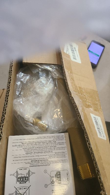 Photo 1 of 1"x 11"Well Pressure Tank Tee Kit for Water Well Pressure Tank with 40-60Psi Pressure Switch, Brass Pressure Tank Installation Kit for Well Tank with Diameters Up to 16", No Ball Value