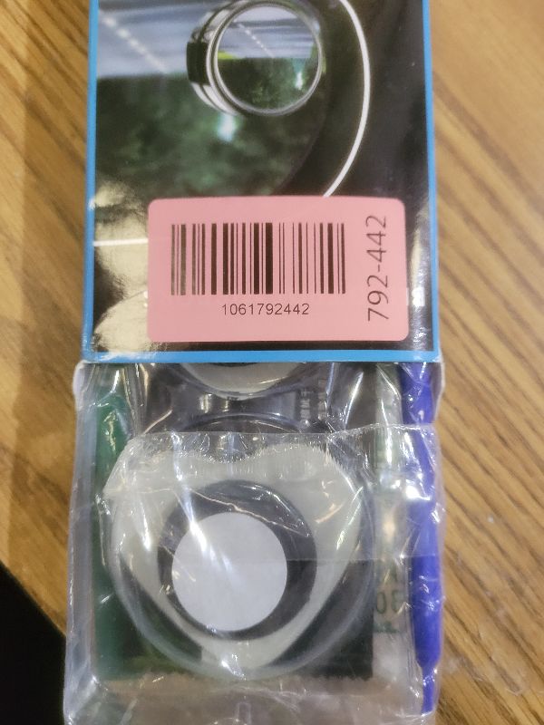 Photo 1 of 2 pcs Blind Spot Mirrors, 2" Heart Shaped HD Glass Convex 360° Wide Angle Side Rear View Mirror with ABS Housing for Cars SUV and Trucks, Chrome Heart shape, Pack of 2