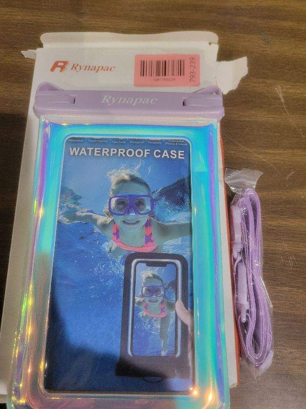 Photo 1 of [Up to 10''] Waterproof Phone Pouch Floating, IPX8 Underwater Cell Phone Holder with Lanyard for iPhone 17 16 15 14 Pro Max, Galaxy S25 S24 S23 Ultra, Beach Cruise Ship Essentials Travel Must Haves