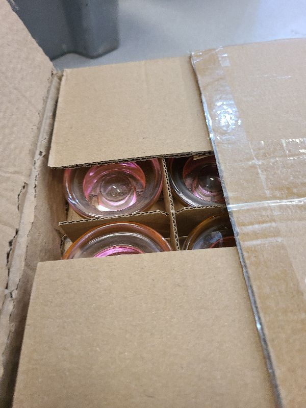Photo 1 of 12 PCS Glass Taper Candle Holders Bulk Pink Candlestick Holders Clear Short Tapered Candle Stick Holder Decor Set for Table Centerpiece Wedding Party Advent Christmas Home Decorations