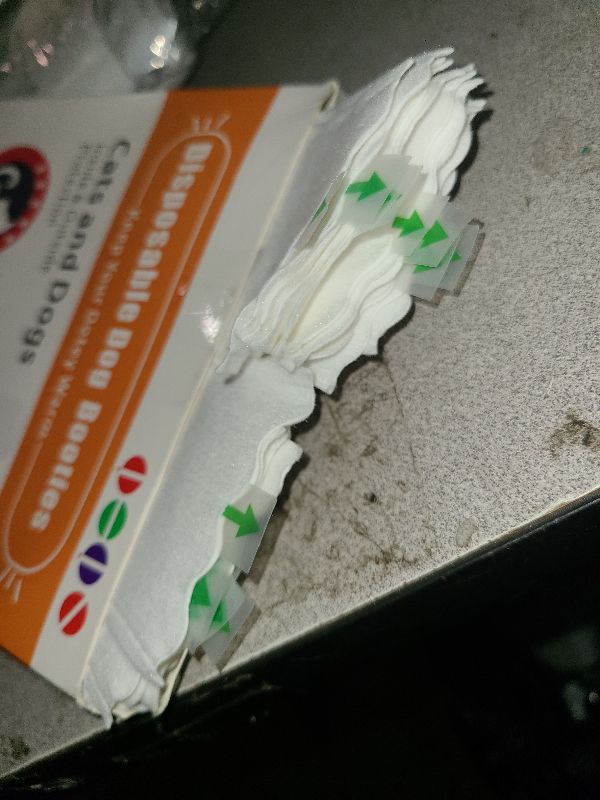 Photo 1 of 20 Disposable Dog Boots, Disposable Waterproof Dog Boots, Disposable dustproof Dog Shoes, with 3 Rolls of Adjustable self-Adhesive Bandages for Enhanced Adhesion (S)