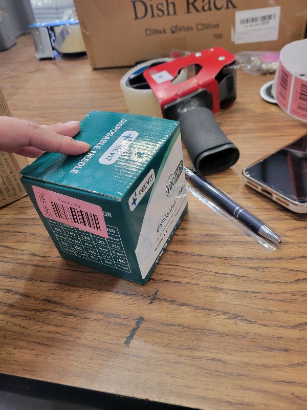 Photo 1 of 100Pack 25Ga 1 inch Needles(25mm) Luer Lock Lab Dispensing Accessories for Measuring,Refilling Inks