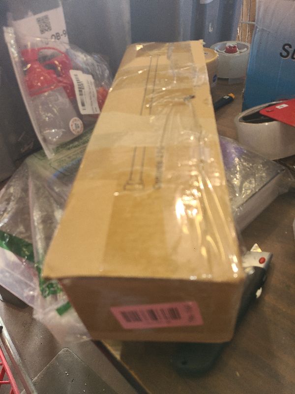 Photo 1 of 2 Pack Modern Gold Curtain Rods Set for Windows 28 to 48 Inches Adjustable Length Heavy Duty 1" Diameter Window Curtain Rod with Decorative Finials for Outdoor Bedroom Kitchen Living Room