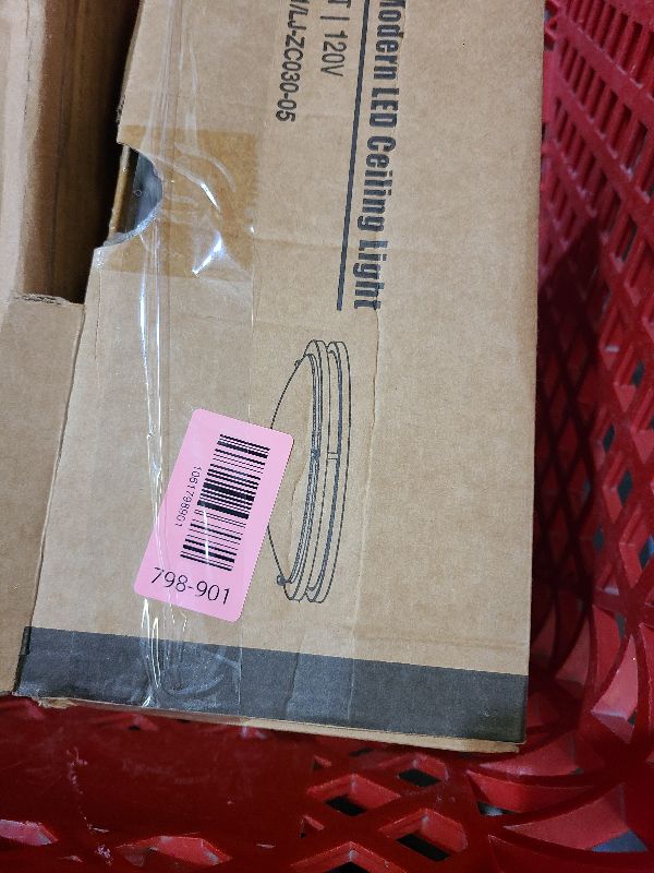 Photo 1 of 2-Pack 36W LED Ceiling Light Fixture (450W Equiv), 12IN Modern Flush Mount Ceiling Lights, Dimmable Ceiling Lamps Super Bright 3200LM, 3000K/4000K/5000K Adjustable for Bedroom Kitchen Bathroom Hallway