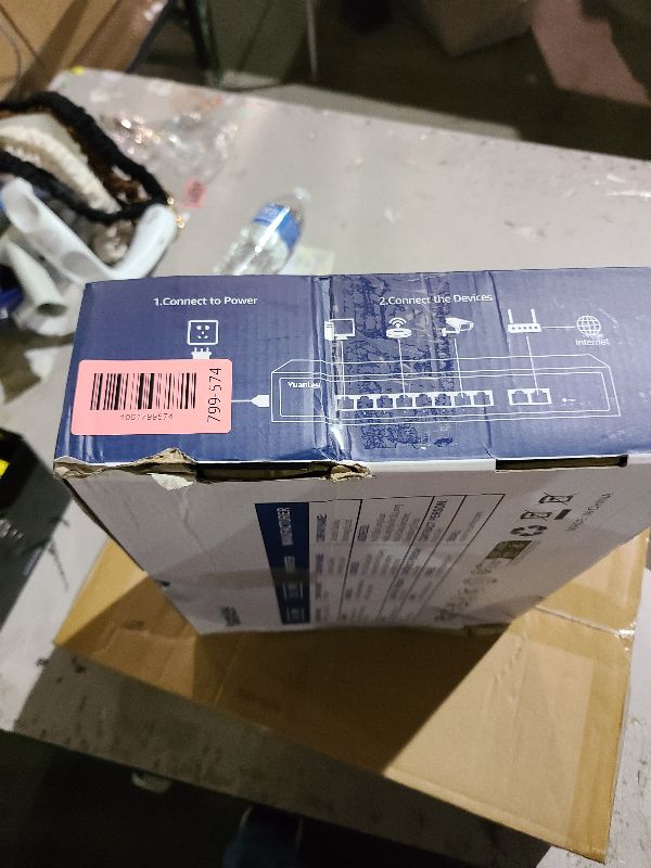 Photo 1 of 18 Port 2.5G Umanaged Ethernet Switch, 16 x 2.5Gb Base-T Ports, 2 x 10G SFP+, Compatible with 100/1000/2500Mbps, Metal Fanless, Desktop/Rack Mount YuanLey 2.5Gbe Network Switch for Wireless AP, PC