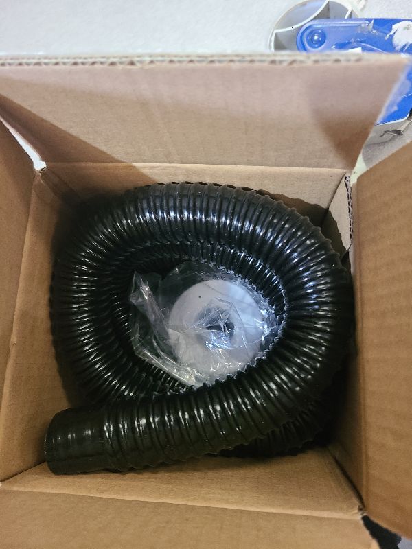 Photo 1 of 1-1/8inch Bilge Pump Hose Kit, Bilge Pump Installation Kit, 7 Ft of Kink-Free Flexible EVA Hose Includes 2 Hose Clamps and Thru-Hull Fittings