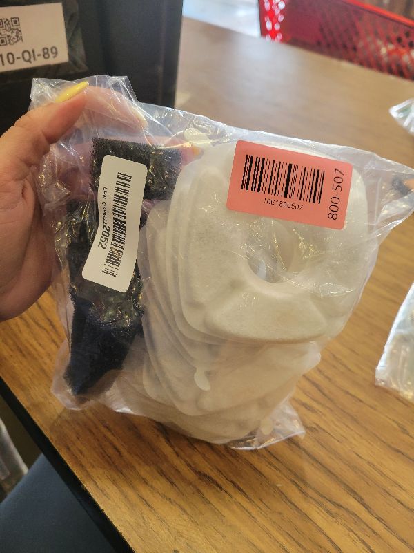 Photo 1 of 24 Pcs Cat Fountain Replacement Filters 12 Pack Cat Water Fountain Replacement Filters with 12 Pack Pre-Filter Sponges, Pet Fountain Filter Fit for 95oz/2.8L Automatic Pet Fountain Cat Water Fountain