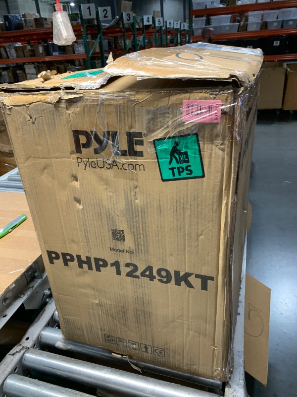 Photo 3 of Pyle Wireless Portable PA System Kit - 1800W Peak, Bluetooth Compatible, Active + Passive Pair For Indoor / Outdoor Sound, Multiple Inputs-USB SD AUX XLR RCA, Comes With 2 Stands, Wired Mic, Remote