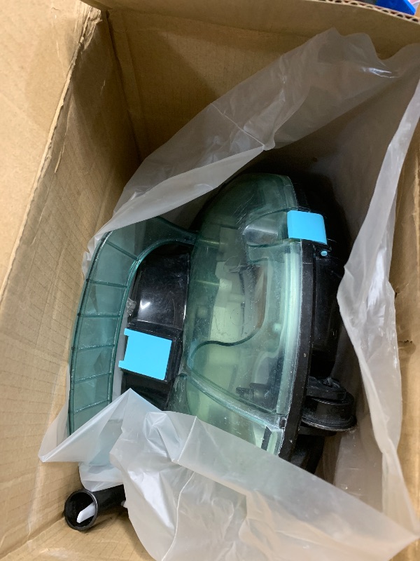 Photo 1 of (2025 Upgrade) Cordless Robotic Pool Cleaner, Lasts 75 Min, Automatic Vacuum for Above-Ground Pools up to 645 Sq.ft,Portable, Self-Parking,Transparent Green