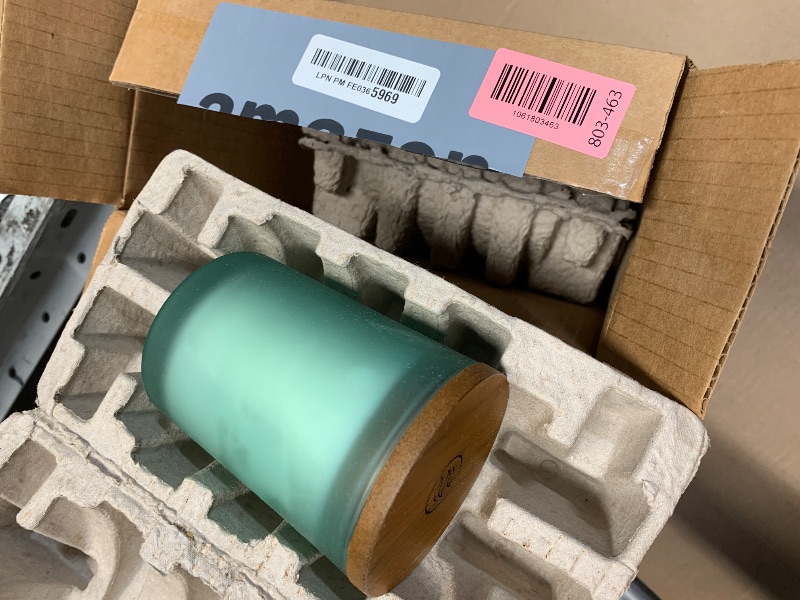 Photo 1 of ***DAMAGED - SEE NOTES/PICTURES*** Chesapeake Bay Balance + Harmony Scented Candles Water Lily Pear Fragrance Medium Size Natural Soy Wax 50 Hours Burn Time Pack of 2