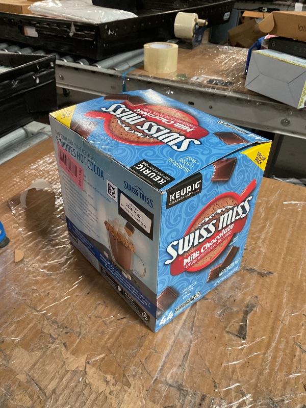 Photo 1 of   ** BB 11.02.26** Swiss Miss Milk Chocolate Hot Cocoa, Single-Serve Keurig K-Cup Pods, Hot Chocolate, 44 Count