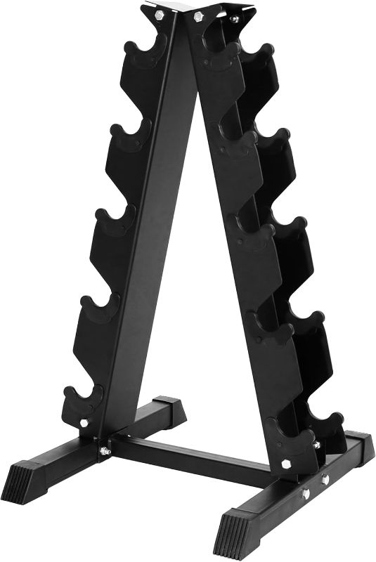 Photo 1 of 
Fitvids Dumbbell Rack A-Frame Weight Rack 4-Tier 5-Tier A-Shape Vertical Rack for Home Gym, Multiple Styles