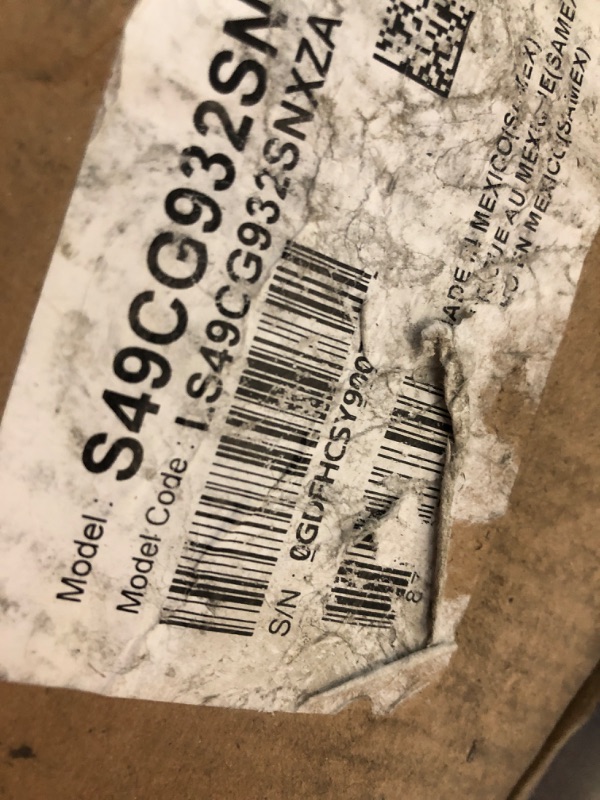 Photo 1 of (used)(minor damage) Samsung 49" Odyssey OLED (G93SC) Series Curved Gaming Monitor w QD-OLED, 240Hz, 0.03ms, DQHD, G-Sync Compatible, AMD