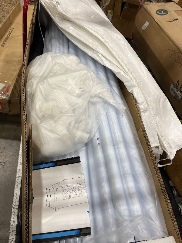 Photo 1 of **PRE OPENED, UNKNOWN IF MISSING PARTS**
SereneLife Pop Up Canopy Tent 10x30 - Portable Commercial Instant Shelter Foldable/Collapsible Sun Shade Canopy Pop Up Tent w/ 4 Walls, Waterproof Tent Top - 8 Sand Bag & 8 Stake & Ropes SLTET30