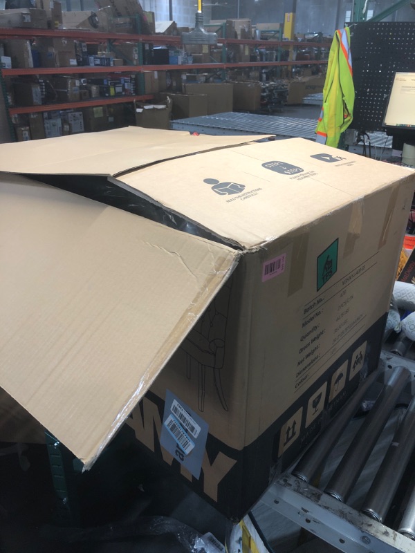 Photo 1 of (used)(please see all images) COLAMY Wingback Upholstered Dining Chairs Set of 2