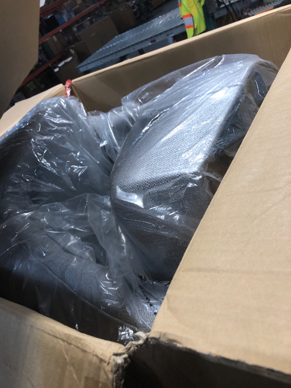 Photo 1 of (used)(please see all images) COLAMY Wingback Upholstered Dining Chairs Set of 2