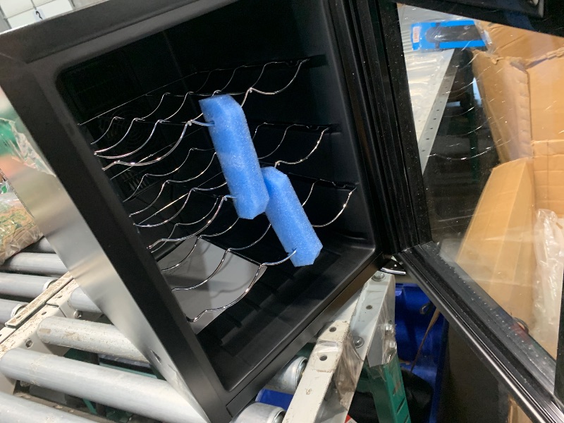 Photo 1 of ***STOCK PHOTO FOR REFERENCE ONLY, PARTS ONLY, DOOR HINGE IS BROKEN, BACK IS DENTED***Mini Fridge Beverage and Wine Cooler Built-in or Freestanding