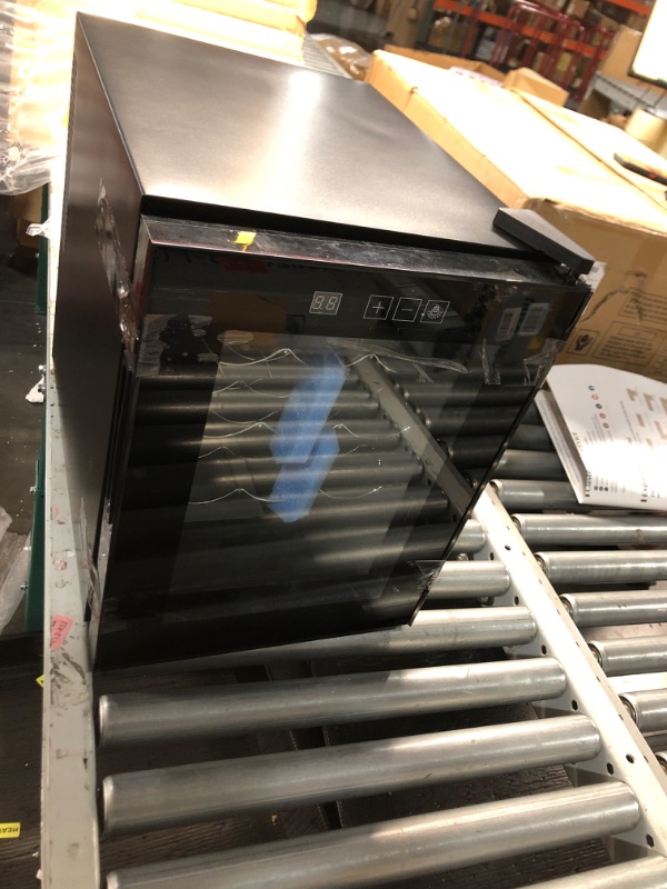 Photo 1 of ***STOCK PHOTO FOR REFERENCE ONLY, PARTS ONLY, DOOR HINGE IS BROKEN, BACK IS DENTED***Mini Fridge Beverage and Wine Cooler Built-in or Freestanding