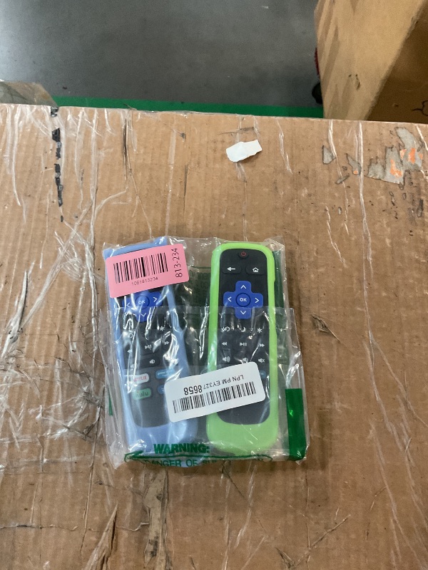 Photo 1 of (Pack of 2) Replacement Remote for Roku TV with Soft Protective Silicone Cover(Glow in The Dark), Universal Remote for TCL/Hisense/Onn/Sharp/Element/Philips Roku Smart TV