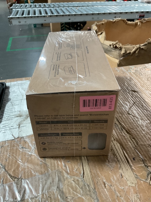 Photo 1 of [2025 New] Bonsenkitchen 11” x 150’ Vacuum Sealer Bags Rolls with Cutter for Food Storage, Commercial Grade, BPA Free, Great for Meal Prep and Sous Vide Cooking