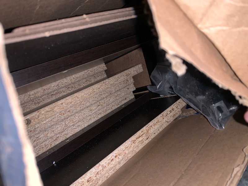 Photo 1 of ***PARTIAL SET - PRICE ADJUSTED***
Sauder 5-Shelf Bookcase/ Book shelf, L: 35.28" x W: 13.23" x H: 69.76", Cinnamon Cherry finish