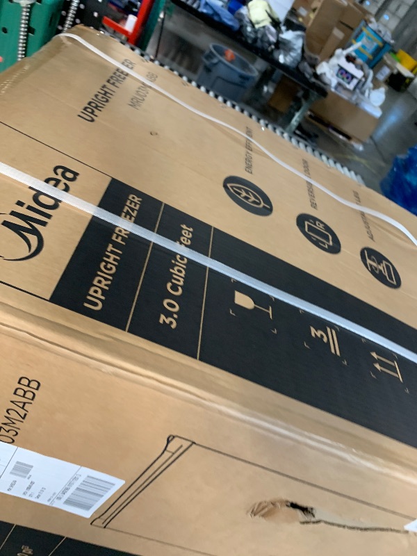 Photo 1 of ***FACTORY SEALED***
Midea MRU03M2ABB Upright Freezer Large Black, 3.0 Cubic Feet