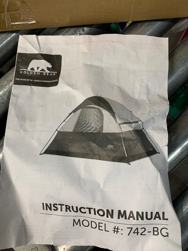 Photo 1 of ***STOCK PHOTO FOR REFERENCE ONLY***
117 Person Camping Tent with Rain Fly and Carrying Bag - Lightweight Outdoor Pop Up Tents for Camping Essentials, Music Festivals, Backpacking, Hiking, or Beach Shelter by Wakeman Outdoors