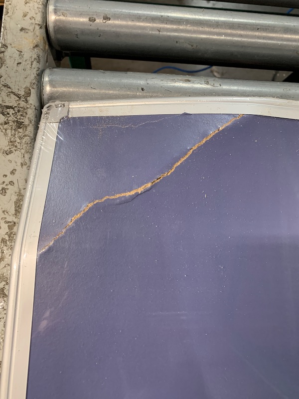 Photo 1 of ***DAMAGED - SEE NOTES/PICTURES***
VUSIGN Monthly Calendar Whiteboard Dry Erase Cork Board Combo, 24" x 36" Planning Board, Silver Aluminium Frame