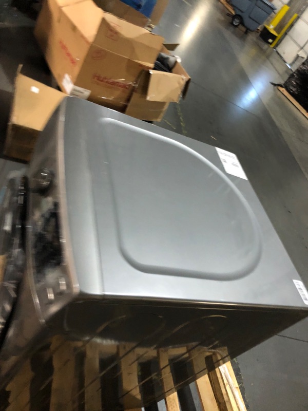 Photo 1 of (truck/trailer pick up only)
**missing power cord**
Kenmore 8.0 cu. ft. Front Load Electric Dryer with Wrinkle Guard & Accela Steam to Reduce Wrinkles, Static & Odors - Smart Sensor Drying - LED - ENERGY STAR Certified - Metallic Silver