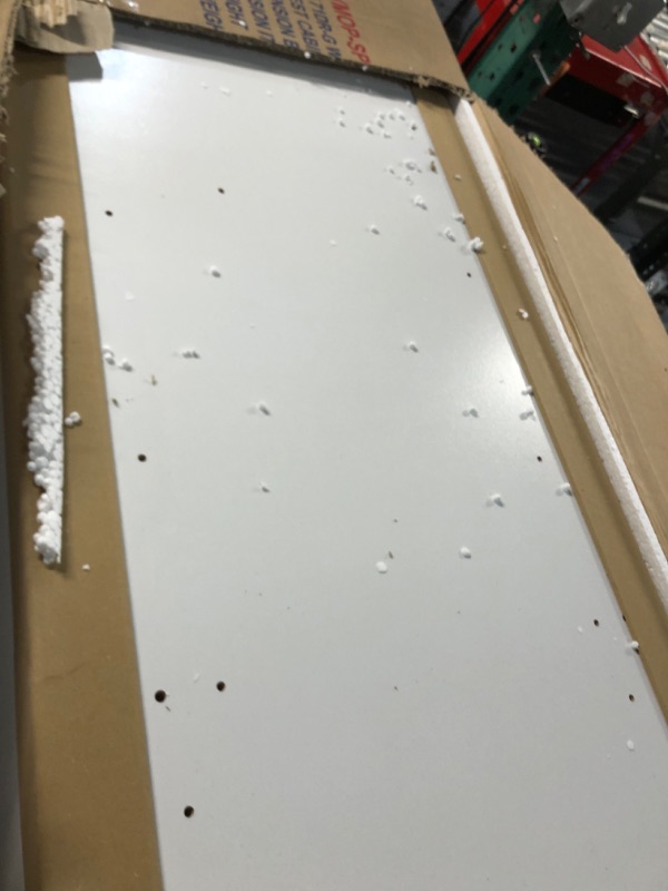 Photo 1 of (small crack)
Hodedah 7 Drawer Jumbo Chest, Five Large Drawers, Two Smaller Drawers with Two Lock, Hanging Rod, and Three Shelves | Chocolate