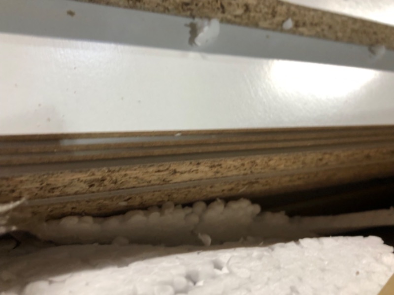 Photo 1 of (small crack)
Hodedah 7 Drawer Jumbo Chest, Five Large Drawers, Two Smaller Drawers with Two Lock, Hanging Rod, and Three Shelves | Chocolate