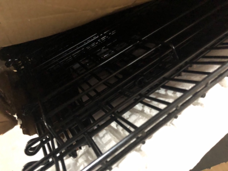 Photo 1 of (truck/trailer pick up only)
MidWest Homes for Pets Solutions Series XXL Double Door 54-Inch Dog Crate for the Largest Breeds, Sturdy Drop Pin Assembly, Black E-Coated, SL54DD