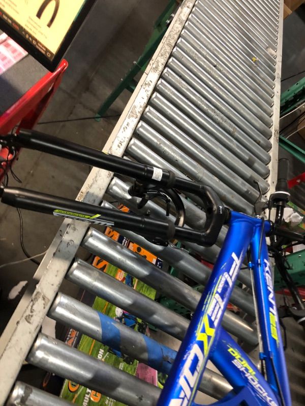 Photo 1 of (MISSING FRONT WHEEL)
Kent 29 In. Flexor Men's Dual Suspension Mountain Bike, Blue