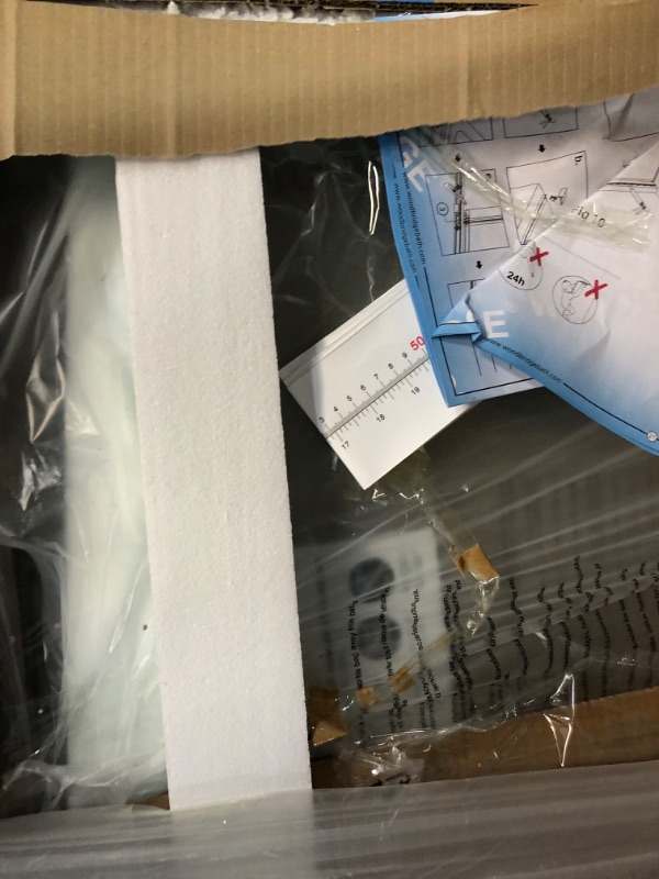 Photo 1 of (TRUCK/TRAILER PICK UP ONLY)
Woodbridge 56-60" W x 80" H Frameless Single Sliding Shower Door with Double Rollers,3/8(10mm) Tempered Glass with Explosion Proof Film in Chrome Finish