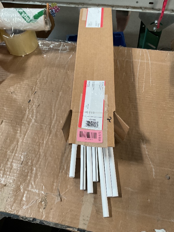 Photo 1 of (used)(unknown if complete) Legrand Wiremold C110S Cordmate 108 Inch 17 Piece Cord Cover Kit, Organizer for Wall