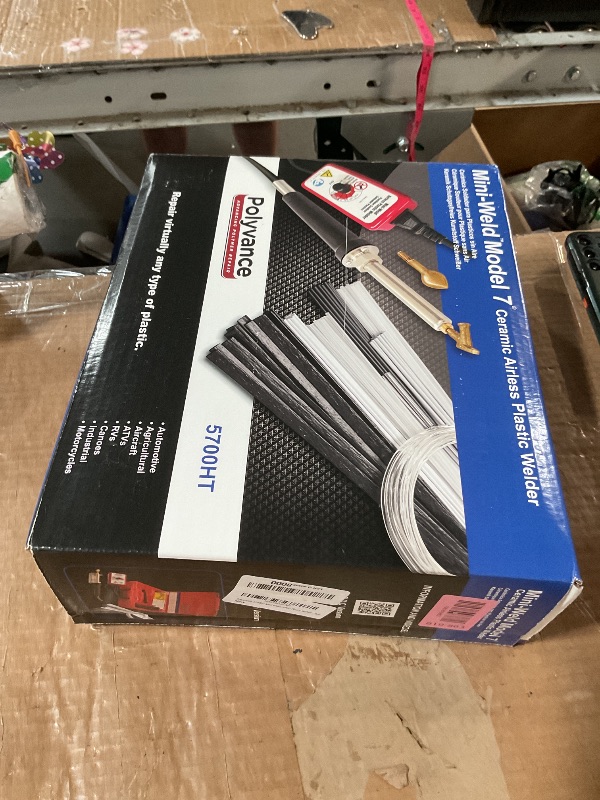 Photo 1 of (sold for parts)Polyvance 5700HT Mini Weld Model 7 Airless Plastic Welder , Red