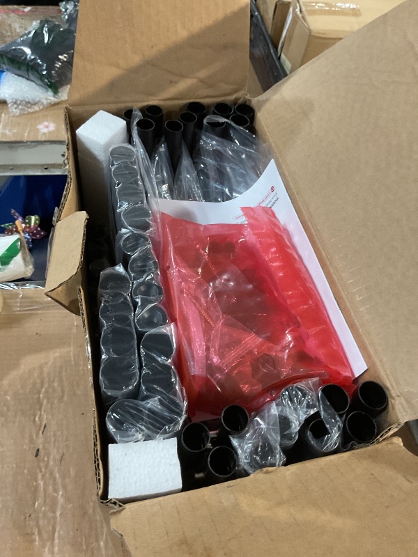 Photo 1 of ***(USED/ UNKNOWN IF MISSING PARTS)***Sakugi Storage Shelves - 5 Tier Shelf Organizer, Heavy Duty Garage Shelving Unit with Leveling Feet, Stable Metal Shelves Organizer for Pantry, Kitchen and Closet, 33.0" W x 12.6" D x 72.0" H, Black