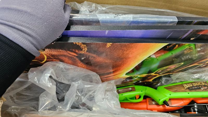 Photo 1 of ***PARTS ONLY***Arcade1Up Big Buck Hunter Pro Deluxe Arcade Machine for Home, 5-Foot-Tall Stand-up Cabinet, 4 Classic Games, and 17-inch Screen