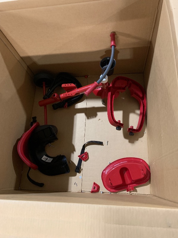 Photo 1 of ***MISSING PARTS***MISSING FRONT WHEEL***
Toddler Bike, Kids Bike, Tricycle Toddler Toys for Ages 2-4, Baby Toy, Radio Flyer 4-in-1 Stroll 'N Trike, for Ages 1-5 Years, Red (Amazon Exclusive)